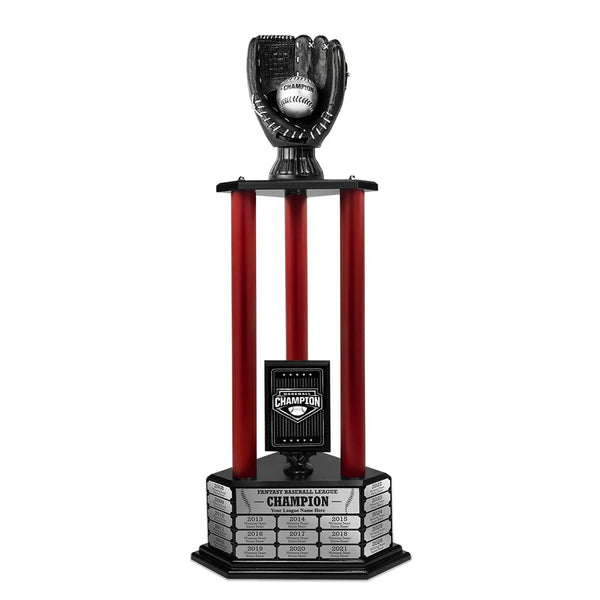 TrophySmack 26-36” Black Baseball Trophy
